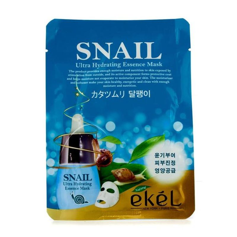 Ultra hydrating. Тканевая маска для лица Ekel Snail (улиточная) , шт. Ekel тканевая маска с улиточным муцином 25 мл. Тканевая маска с муцином улитки Snail Ultra Hydrating Essence Mask. Тканевая маска Ekel улитка.